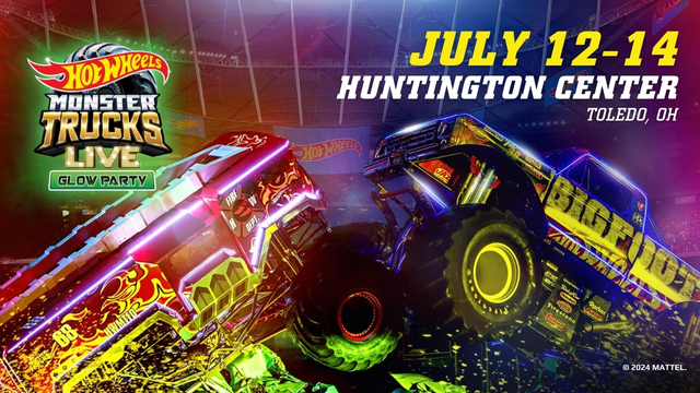 Hot Wheels Monster Trucks LIVE “Glow Party” Promotional Image