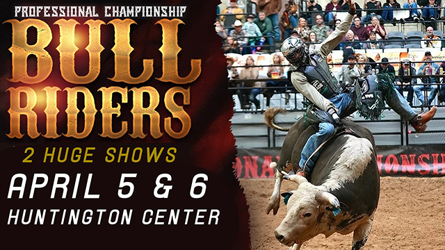 Professional Championship Bull Riders & Championship Barrel Racing Promotional Image